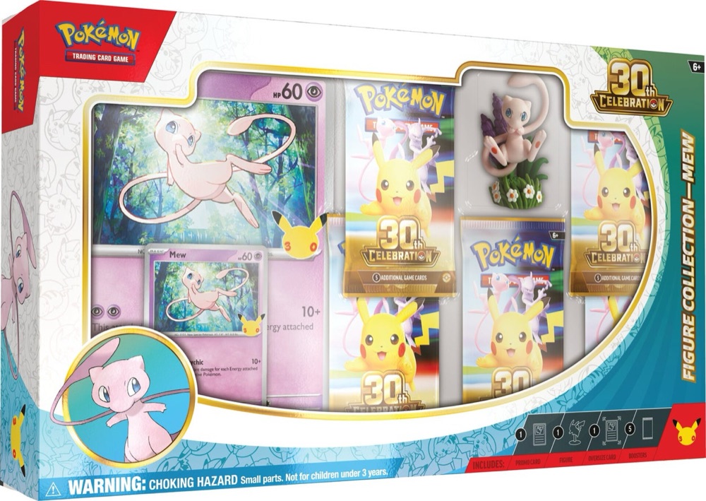 Pokemon TCG 30th Celebration Figure Collection featuring Mew